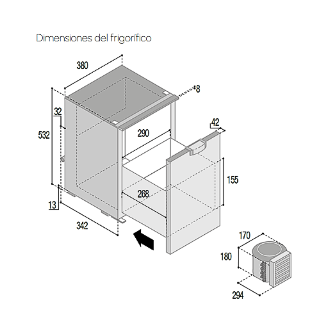 C42DW AIRLOCK NEGRO - Imagen 3