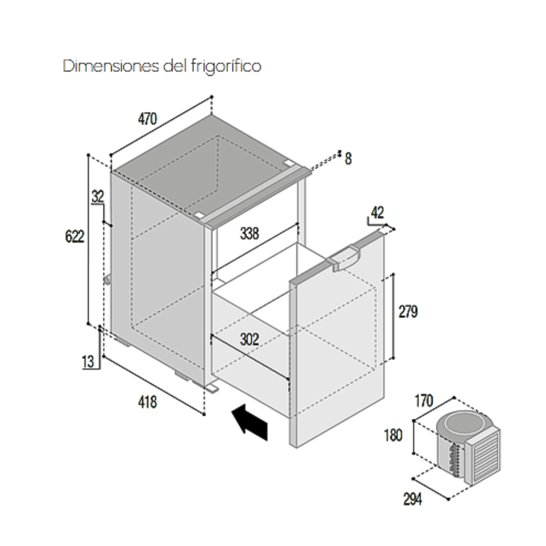 C75DW AIRLOCK NEGRO - Imagen 3