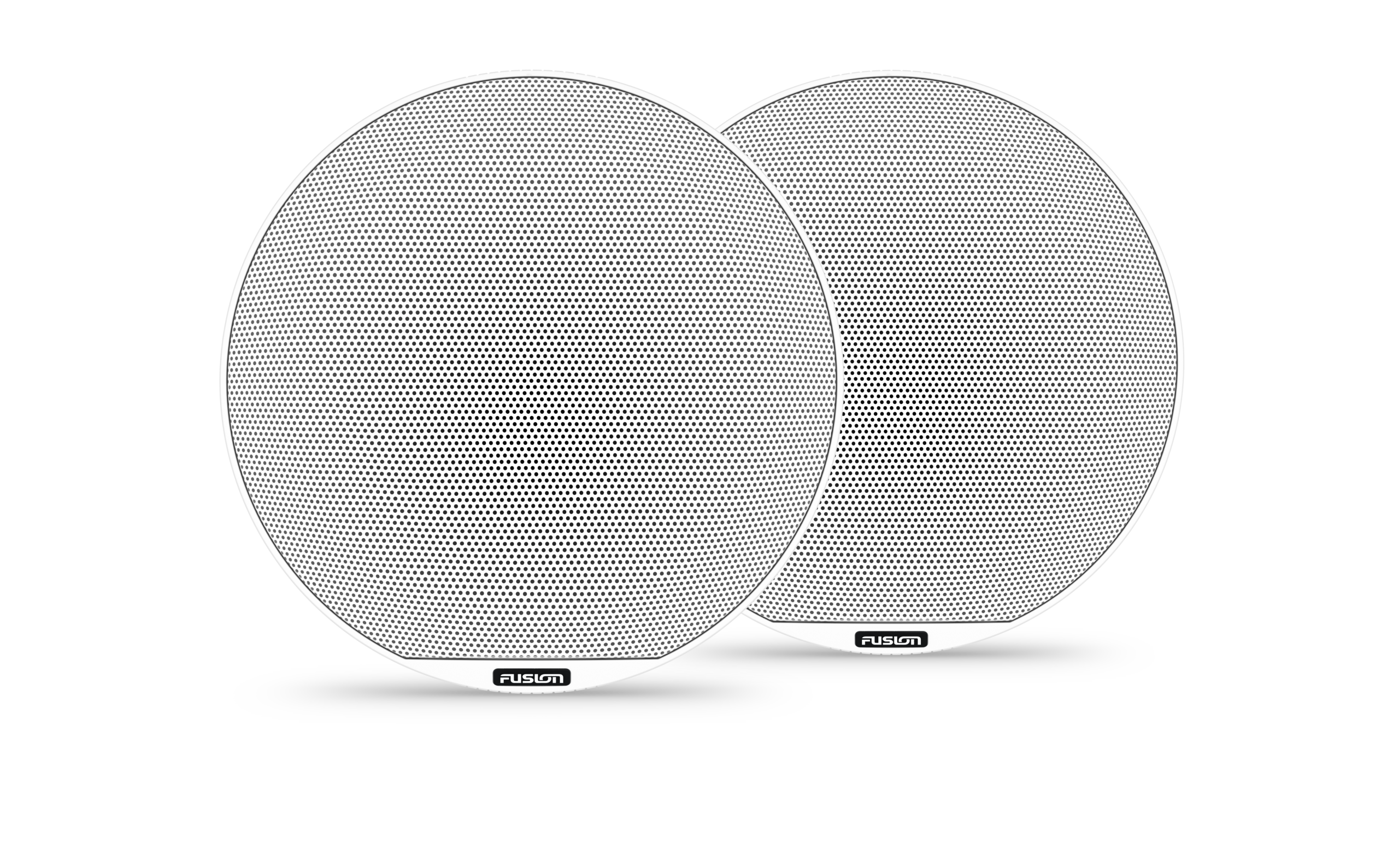 Fusion Signature Series 3i Altavoces náuticos, Altavoces náuticos blancos clásicos coaxiales de 8,8" y 330 vatios (par)