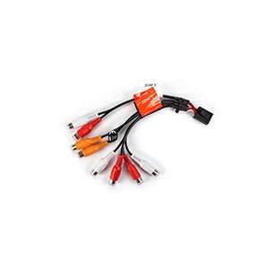 Conector de zonas 1 y 2 de sistema estéreo FUSION (entrada RCA para AUX 1)