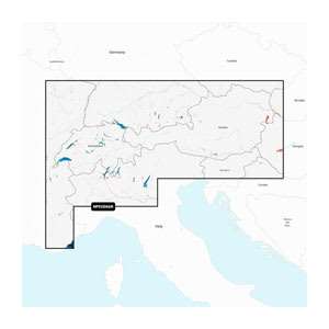Alpes, lagos y ríos - Cartas náuticas