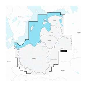 Mar Báltico, costa este - Cartas náuticas