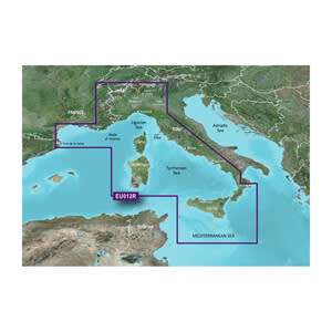 BlueChart g3 HXEU012R - Mediterranean Sea, Central-West