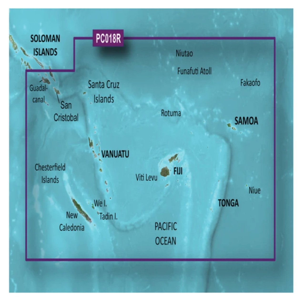 microSD/SD card: HXPC018R - New Caledonia to Fiji