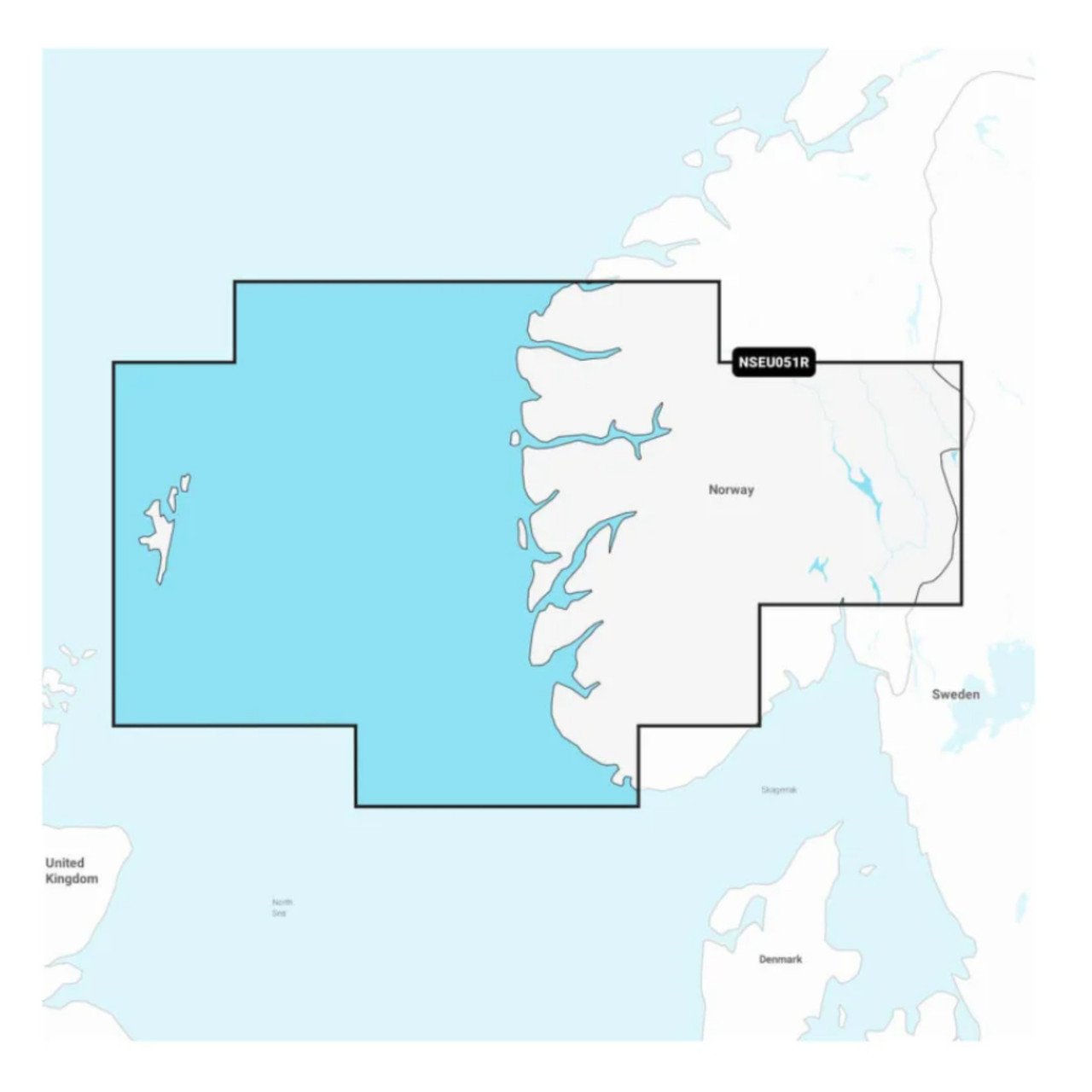 Noruega, de Lista a Sognefjord: cartas náuticas