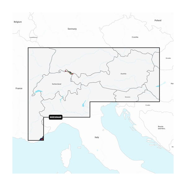 Alpes, lagos y ríos: cartas náuticas de interior