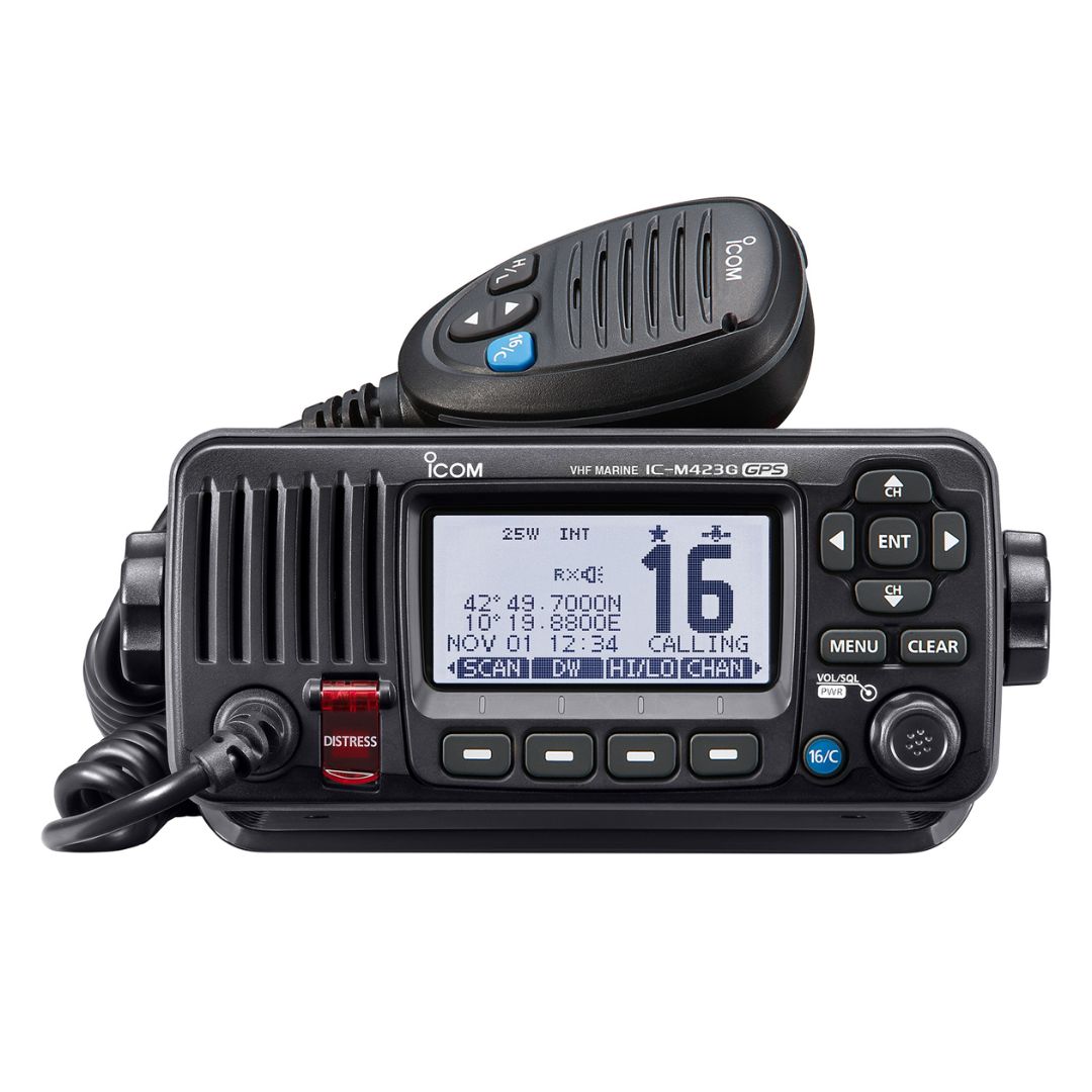 VHF fija marina ICOM IC-M423GE con LSD Clase D (NºHomologación: 54.0165)