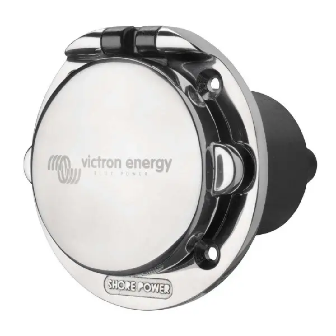 Power Inlet 32A stainless steel with cover