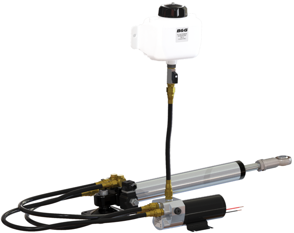 Cilindro hidráulico T3 para sistema de piloto automático de 12V