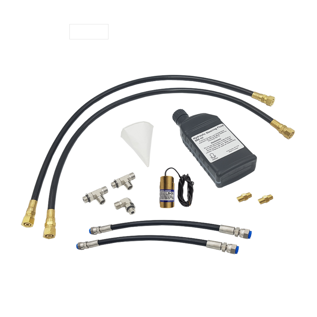Autopilot pump fitting kit for ORB steering system with steady steer