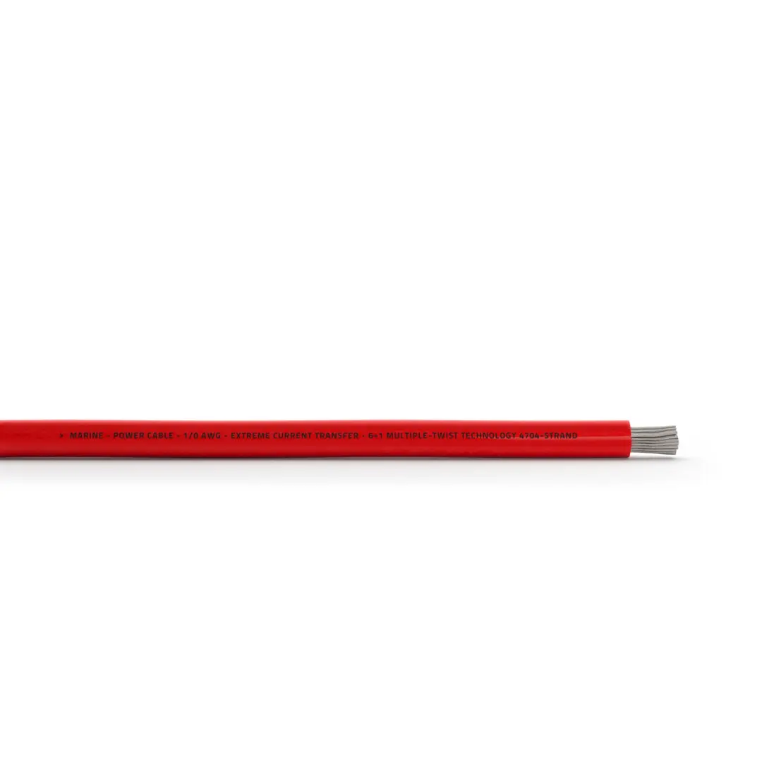 MPC RD 1.0 - Cable de alimentación marino rojo 1 AWG 15 m