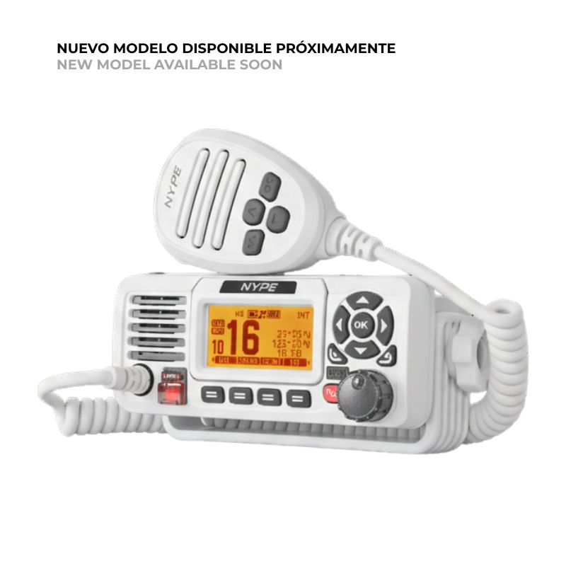 VHF marina clase D con DSC y GPS integrado CAL101 Blanco