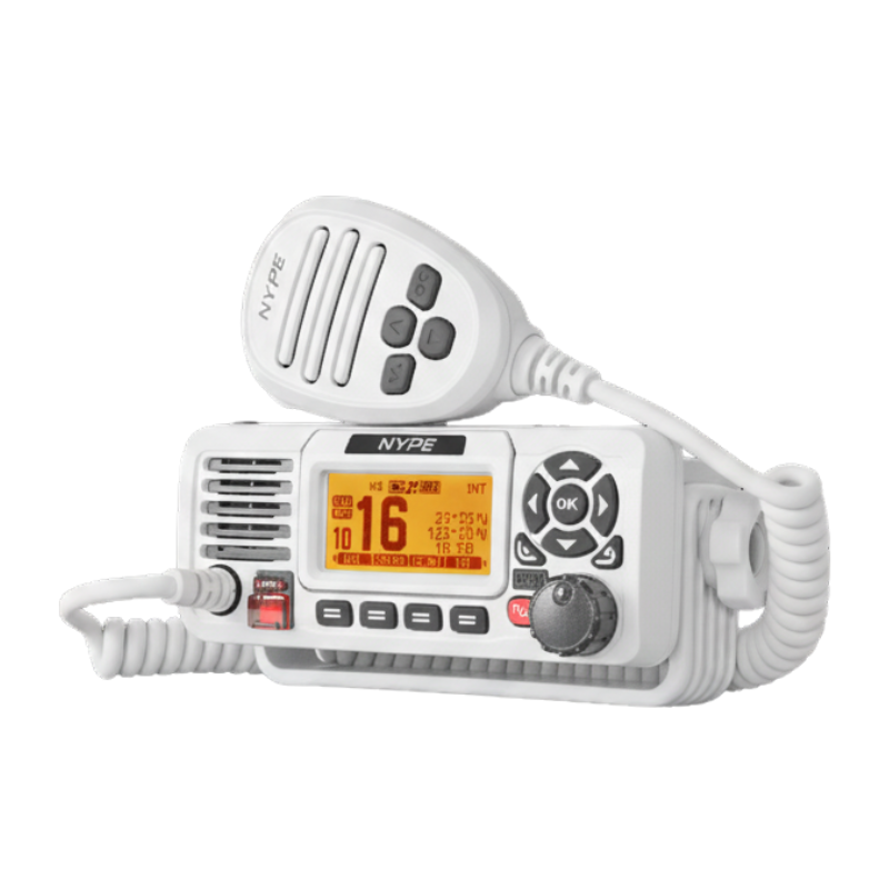 VHF marina clase D con DSC y GPS integrado CAL101 Blanco